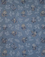 1990s Vintage Regents Park Wallpaper Rolls - Zoffany Blue Ditsy Floral Sprig - (Set of 2 or 3 Rolls) thumbnail 3