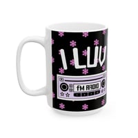 Image 5 of I LUV FM RADIO, Flwrpot Mug, (11oz)