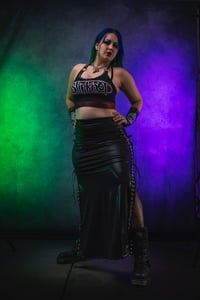 Image 7 of S/M Lace Up maxi skirt