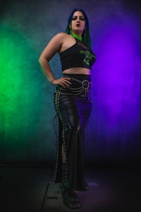 Image 5 of S/M Lace Up maxi skirt