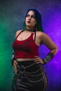 Image 7 of S/M Vesseles Halter Crop Top