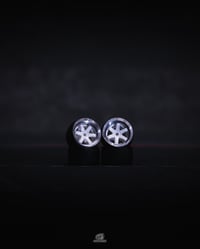 Image 2 of VOLK TE37 V2 - Forged Alloy 1/64 Wheels + Ultra-Thin Tires