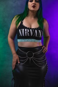 Image 1 of XS/S Nirvana Halter Crop Top