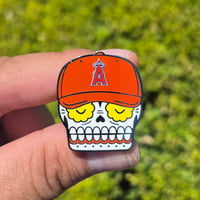Anaheim Calavera Enamel Pin