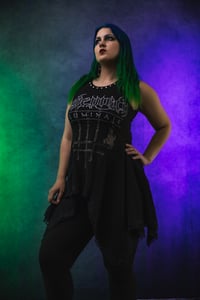 Image 9 of S/M Behemoth Flowy Tunic Top