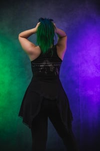 Image 3 of S/M Behemoth Flowy Tunic Top
