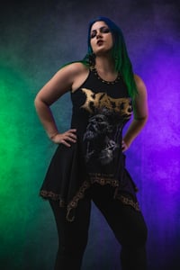 Image 2 of S/M Hate Flowy Tunic Top