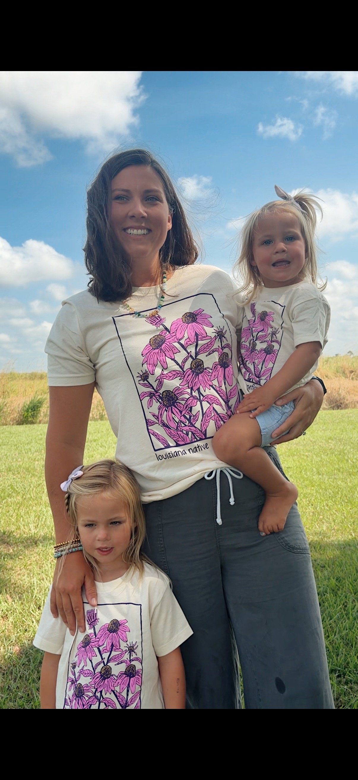 Image of Adult Coneflower Short Sleeve Tee 