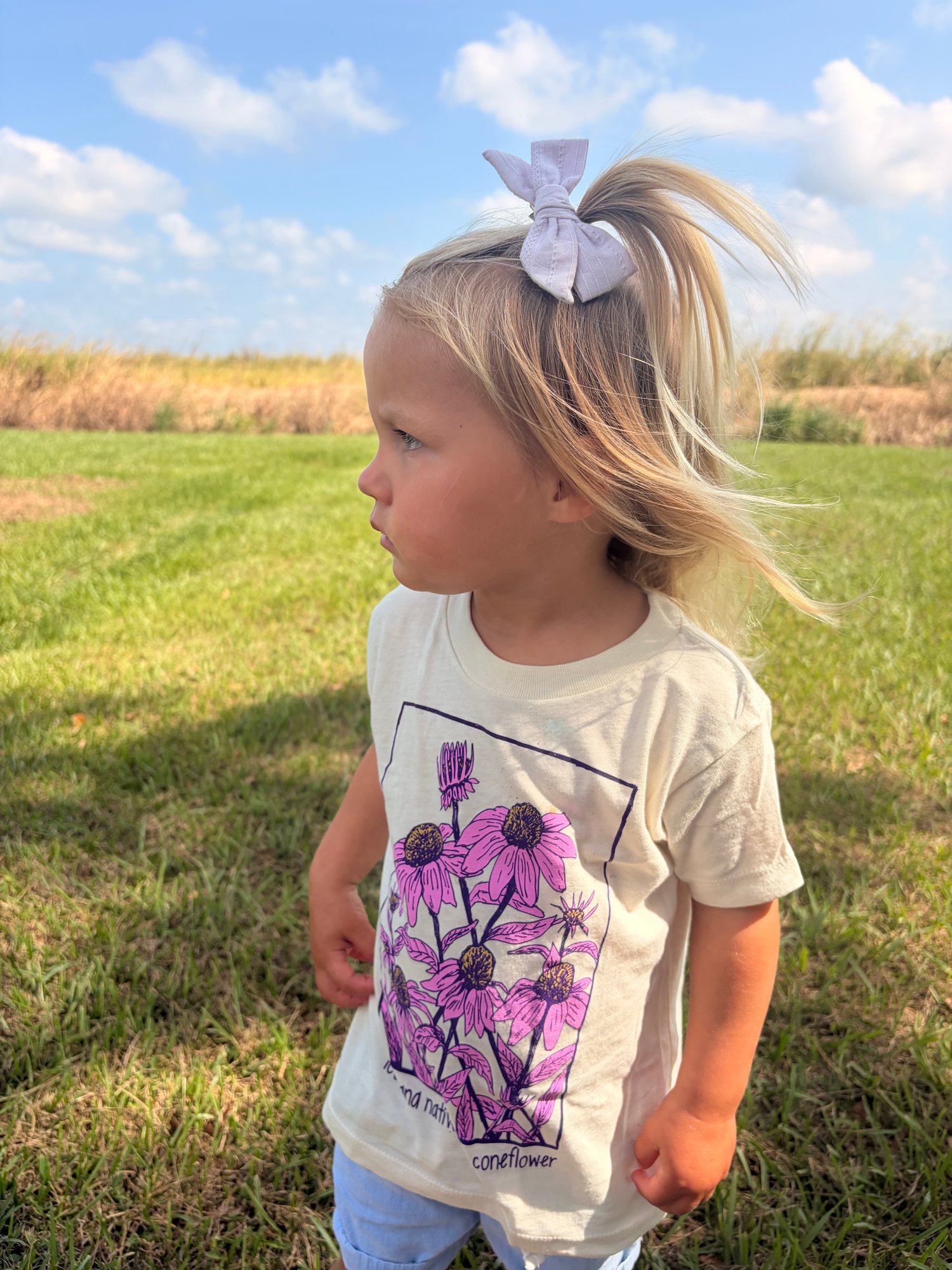 Image of Youth Coneflower Short Sleeve Tee