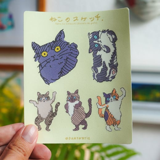 Neko no sukecchi - Stickers