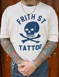 Image 1 of Skull and Crossbones tee - Off White