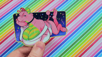 Image 2 of Gummy in a Sweater - Sticker