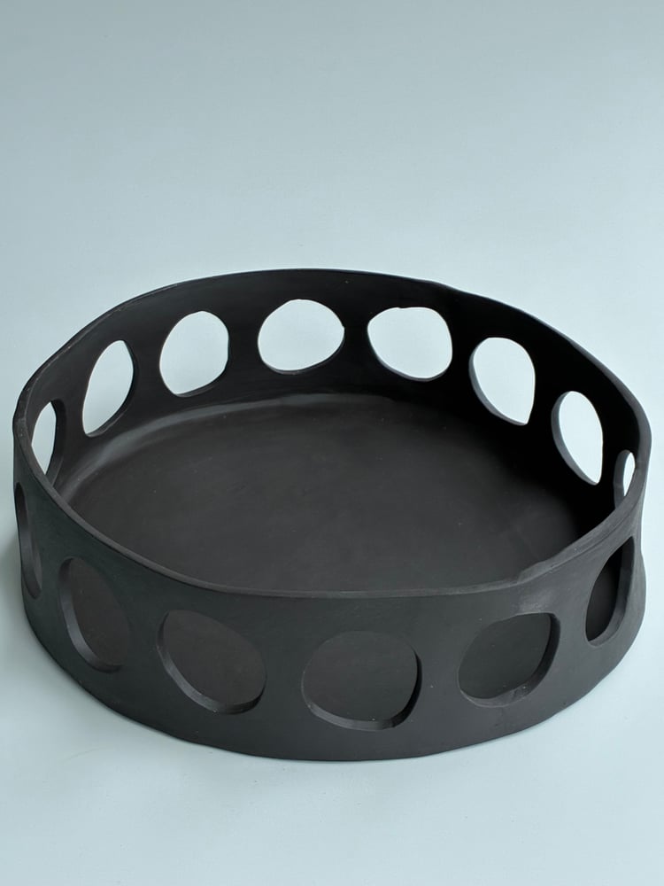 Image of black circles basket