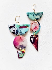Image 1 of ‘worlds away’ – abstract alchemies earring dangles