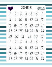 Image 19 of Date Dot Large B- B24