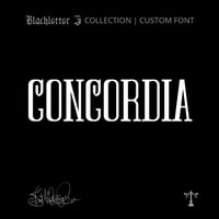 Image 1 of Concordia (2 styles) - Custom Font