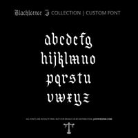 Image 3 of Inkwell Gothic (3 styles) - Custom Font