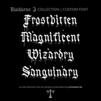 Image 8 of Inkwell Gothic (3 styles) - Custom Font