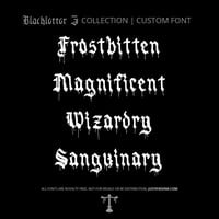 Image 9 of Inkwell Gothic (3 styles) - Custom Font