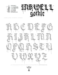 Image 15 of Inkwell Gothic (3 styles) - Custom Font