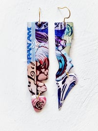 Image 1 of ‘viper’s bugloss’ – abstract alchemies earring dangles