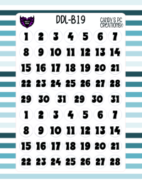 Image 20 of Date Dot Large B- B24