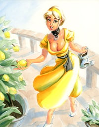 "Anya Shows Off Her Lemons" Original Art