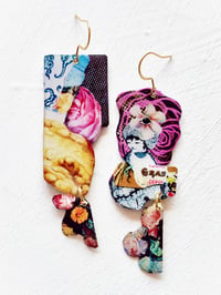 Image 1 of ‘no ordinary eyes’ – abstract alchemies earring dangles