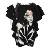 Image 1 of RUFFLE TOP 1