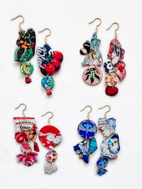 Image 2 of ‘wild cherries’ – abstract alchemies earring dangles