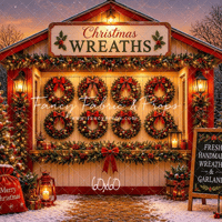 Nov 23rd- BRAND NEW SET- Christmas Wreaths with SANTA! 