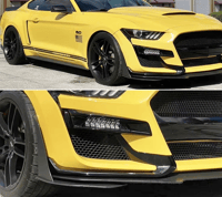 Image 1 of 2015–2017 Ford Mustang GT500 Style Front Bumper (Painted)