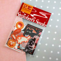 Image 2 of Karaoke Iko Sticker Set - Strawberry Smoke
