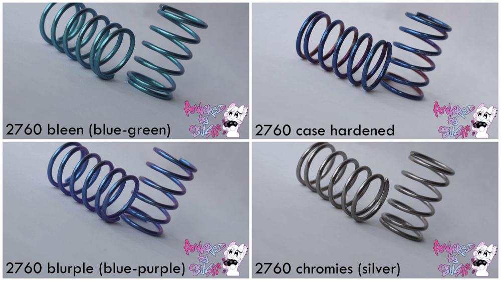 Image of boing. v1 [2760 - Stiffies] Titanium RC Drift Springs (27mm)