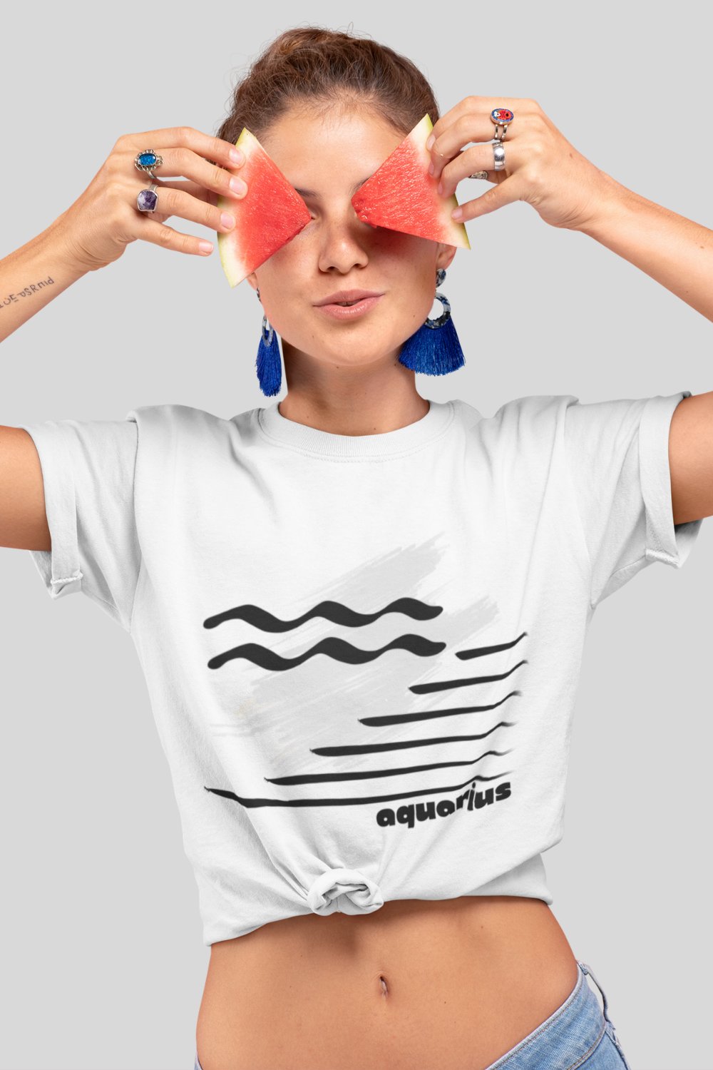 Image of Aquarius Zodiac T-Shirt