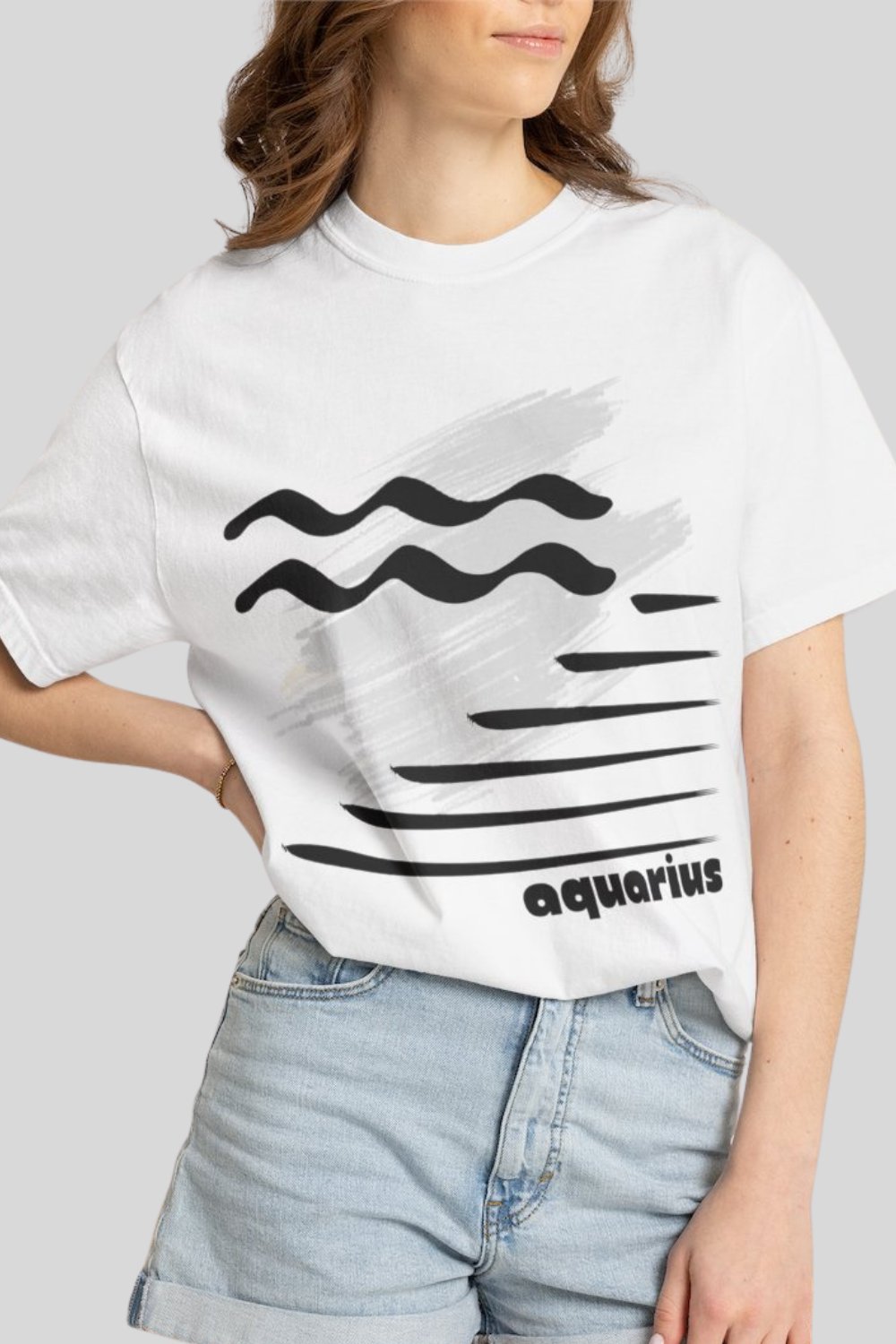 Image of Aquarius Zodiac T-Shirt