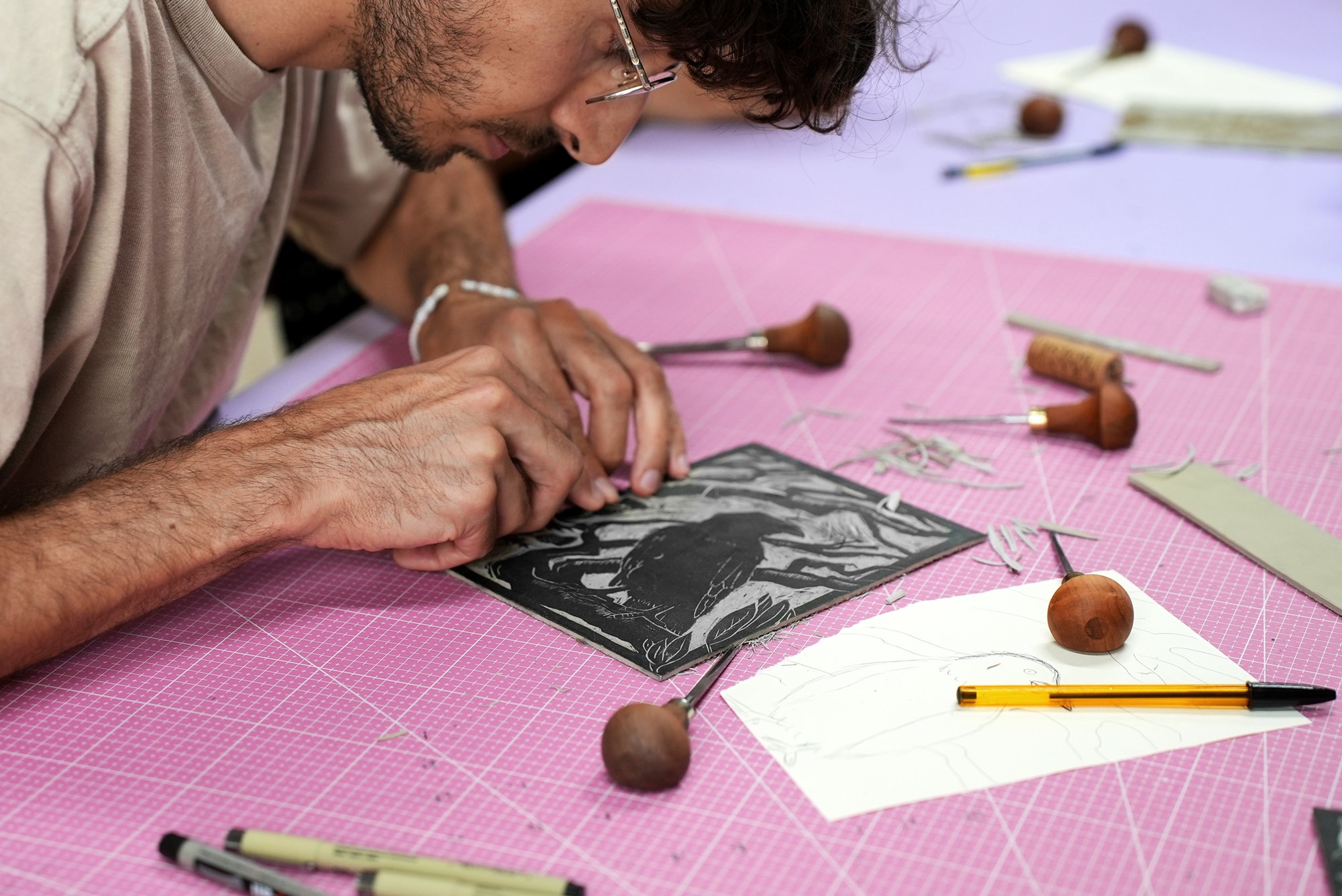 Image of ATELIER LINOGRAVURE
