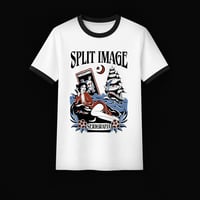 Image 1 of Split Image x Lucrezia ringer tee