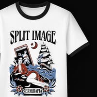 Image 2 of Split Image x Lucrezia ringer tee