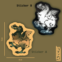Image 2 of Heraldic Dodo - Stickers