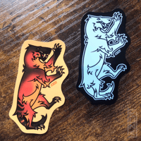 Image 3 of Heraldic Inostrancevia - Stickers
