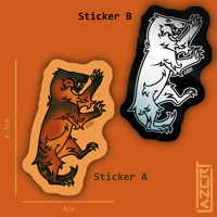 Image 2 of Heraldic Inostrancevia - Stickers