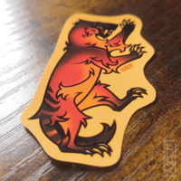 Image 4 of Heraldic Inostrancevia - Stickers