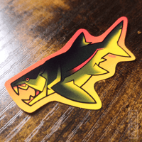 Image 4 of Stylized Dunkleosteus - Stickers