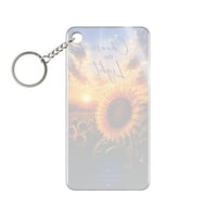 Image 3 of Choose the Light | Sunflower Inspirational Acrylic Keychain | Strength with Deanna