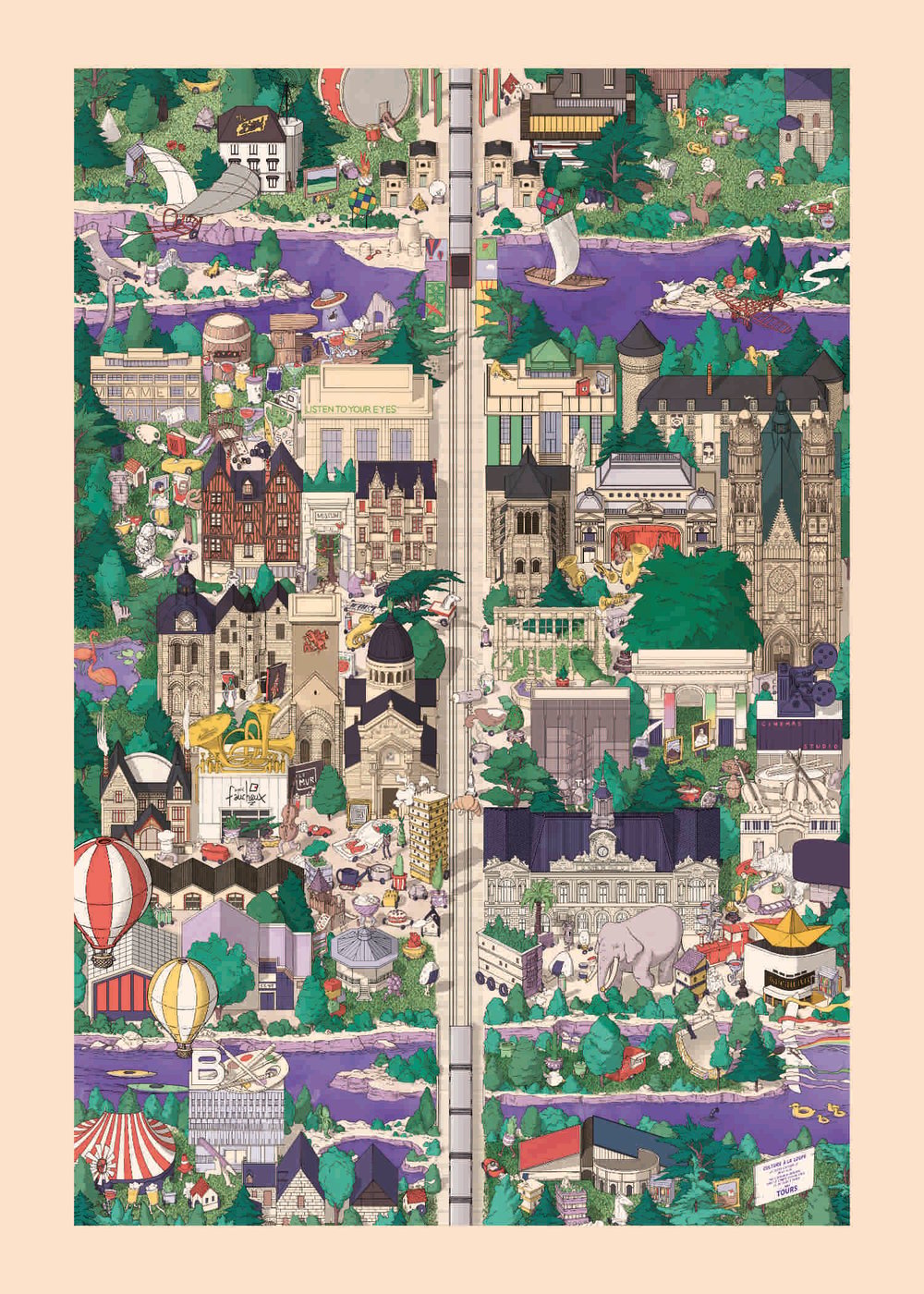 Image of Carte culturelle ville de Tours
