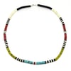 Santo Domingo Heishi Shell Choker (Striped)