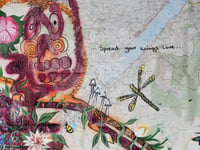 Image 2 of A3 Giclée Art Print — CADIR GUITAR — collaboration with Libby Bryson and Marc Craig