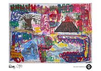 Image 1 of A3 Giclée Art Print — THE GUNBY ELEMENTALS — collaboration with Libby Bryson and Marc Craig