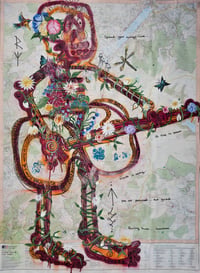 Image 1 of CADIR GUITAR — original artwork — collaboration with Libby Bryson and Marc Craig